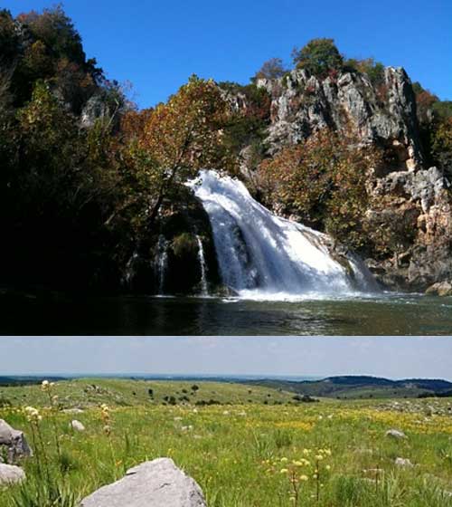 Oklahoma Tourism/top photo by Jim Werner, bottom photo by Bill Bryant