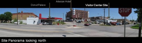 Chickasaw Visitor Center Site Panorama in Sulphur Oklahoma