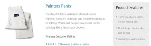 Painter's Pants